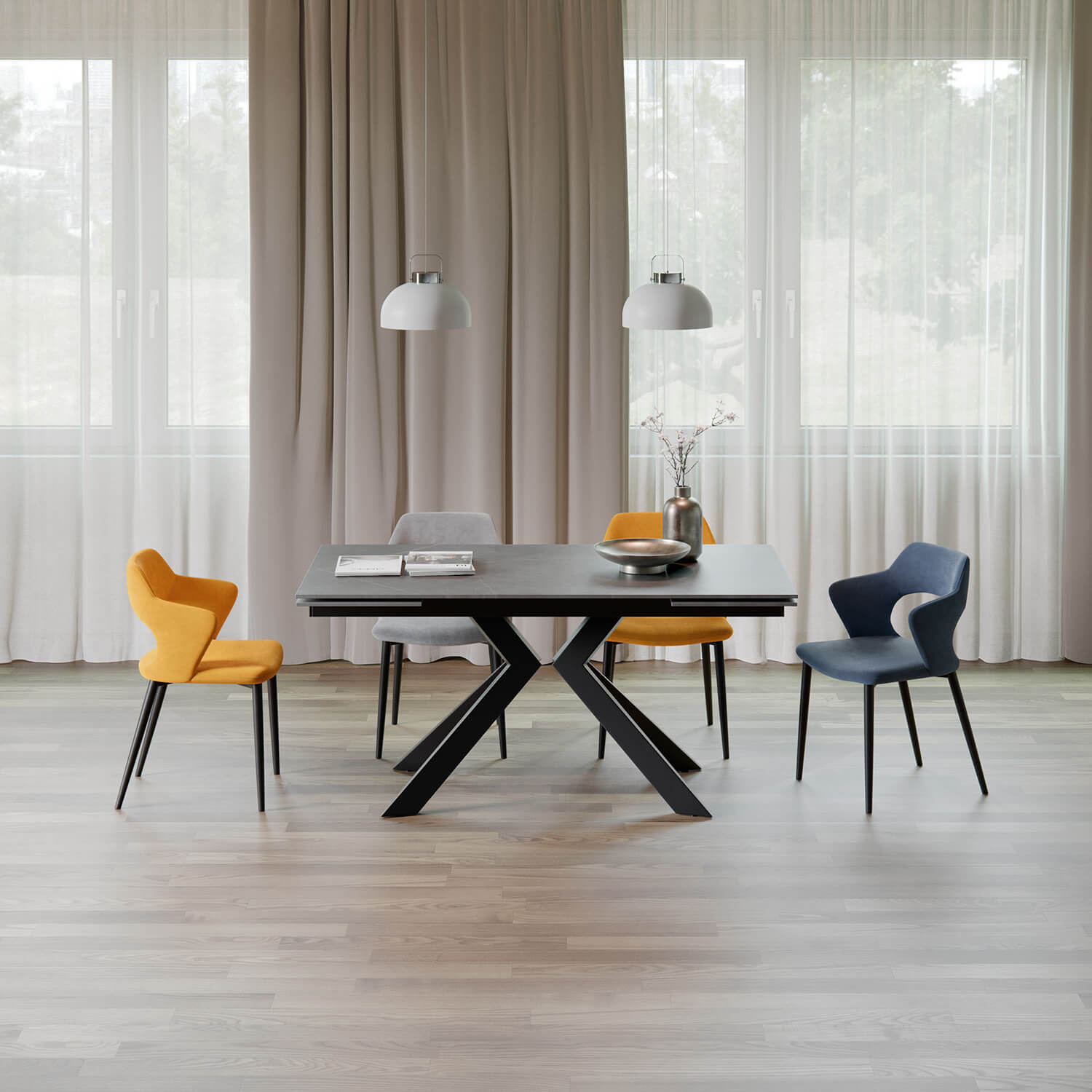 Dantoni extension dining table