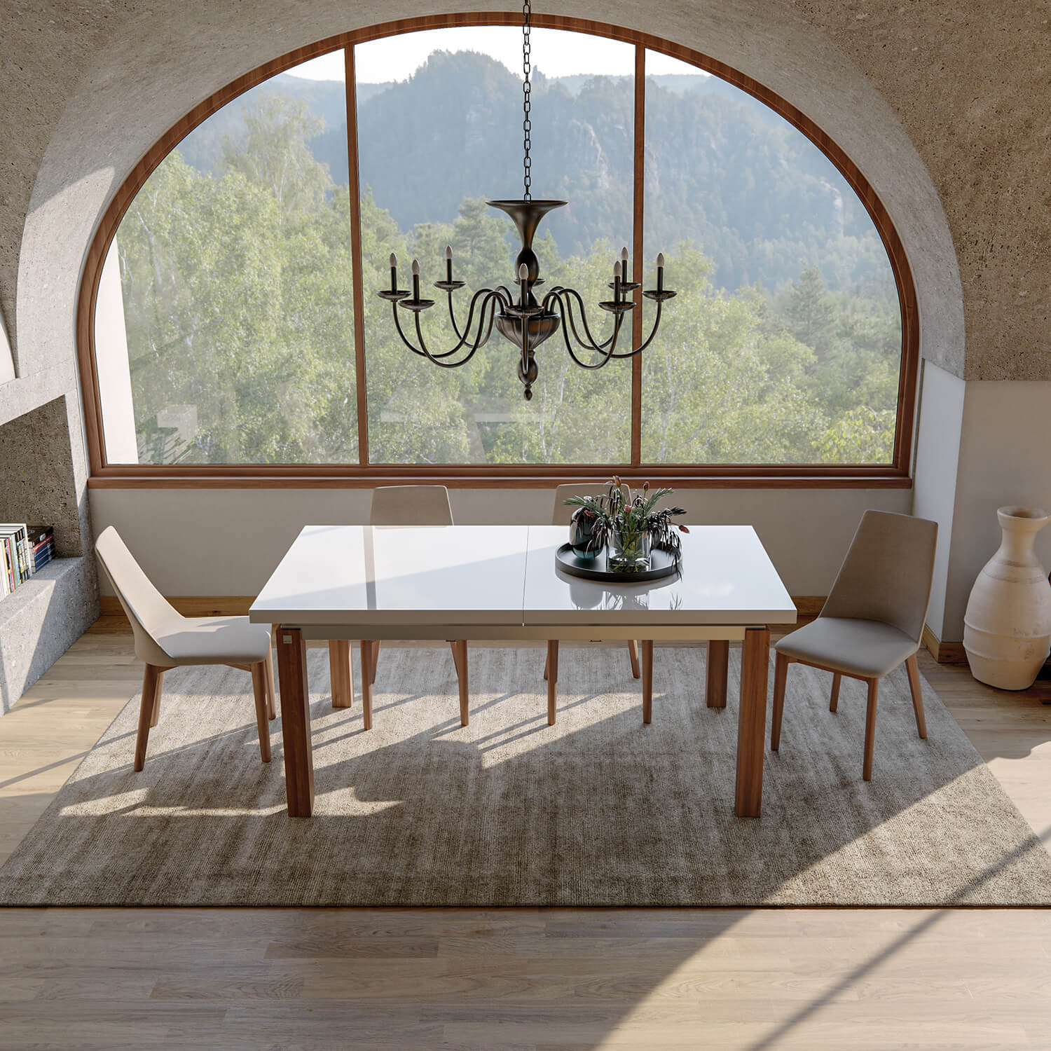 Morlupo dining table - exhibit
