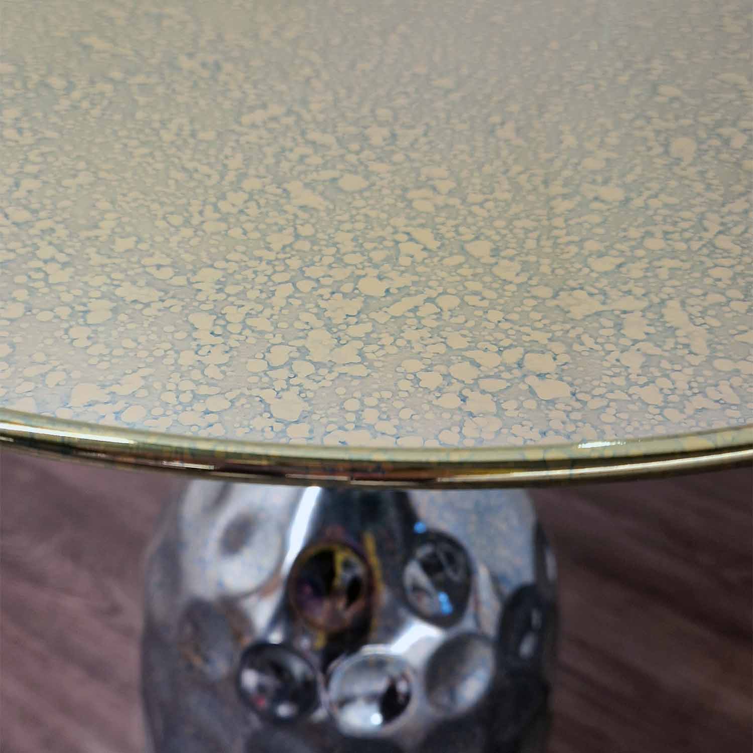 Fallonica side table turquoise - exhibit
