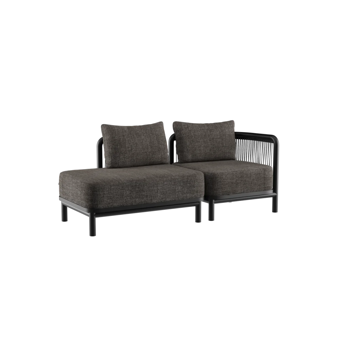 Kirra lounge sofa - 2 seater with open end
