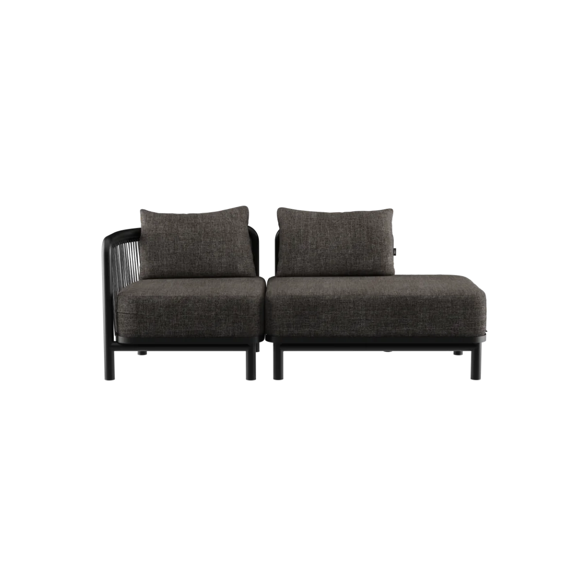 Kirra lounge sofa - 2 seater with open end