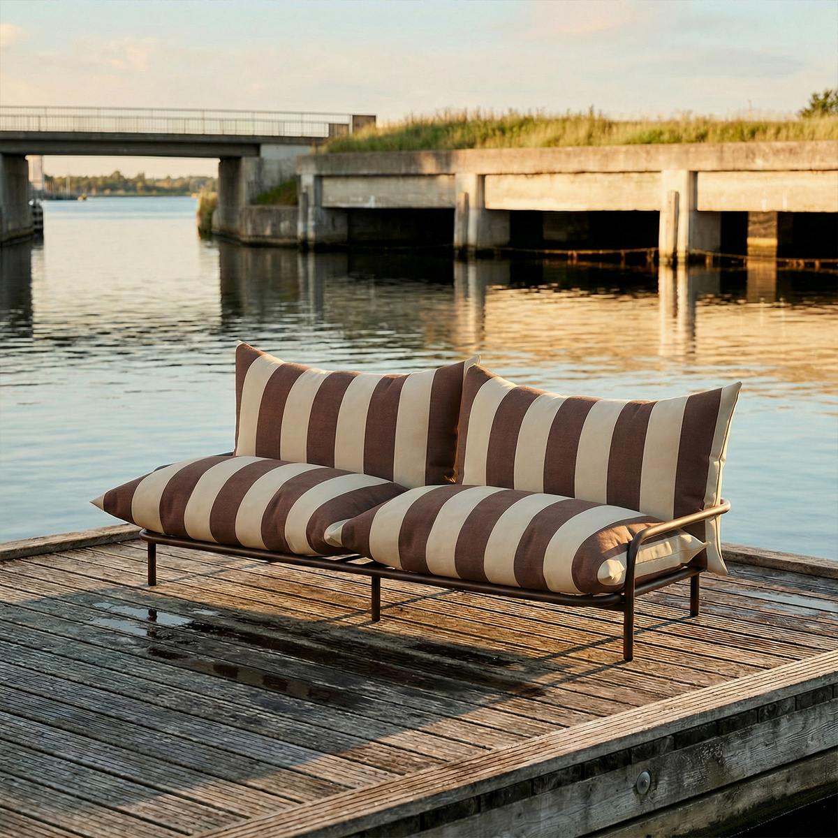 Mollis lounge sofa - 2 seater