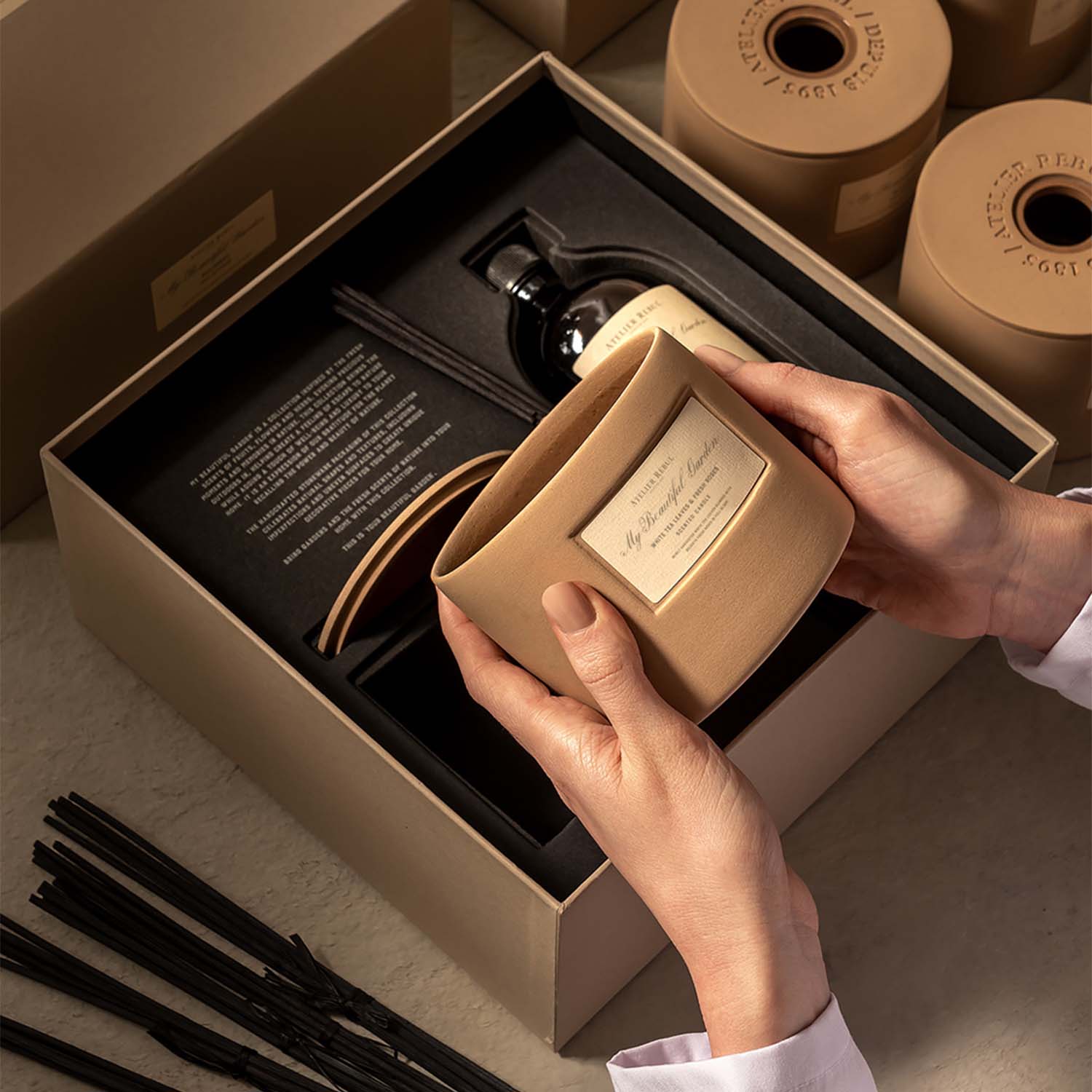 Difuzor MBG Listi belega čaja & sveže vrtnice SET 450 ml