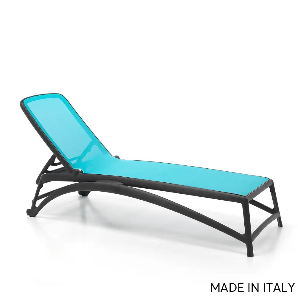 Atlantico sunbed - Anthracite / Sky blue - Sunbed