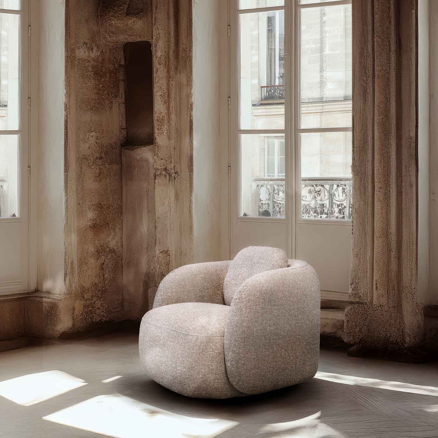 Domani armchair (swivel)