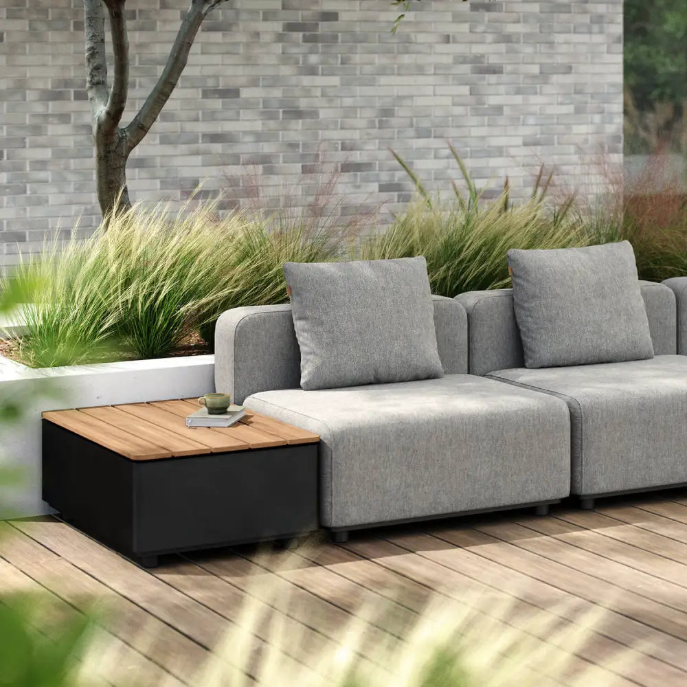 Cobana lounge sofa - 4 seater with Patio Storage Table Outdoor lounge sofa