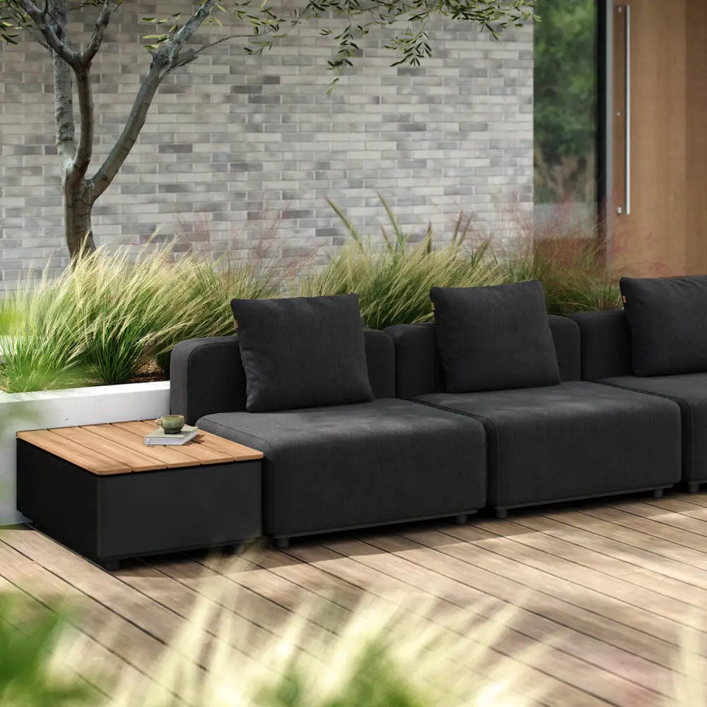 Cobana lounge sofa - 4 seater with Patio Storage Table Outdoor lounge sofa