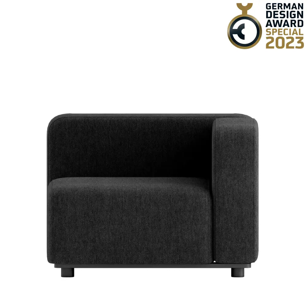 Cobana lounge sofa - Corner section Black Outdoor lounge sofa