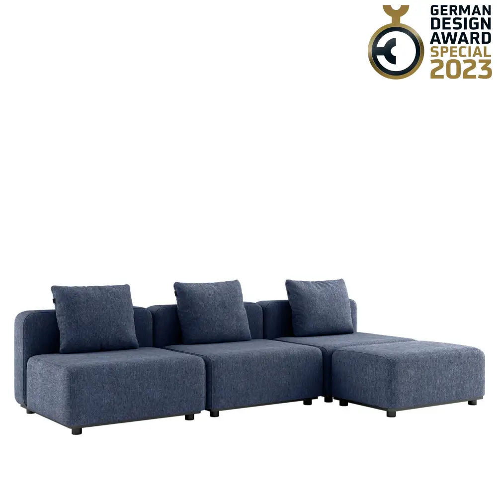 Cobana lounge sofa - without armrest Kirra Indigo Outdoor lounge sofa