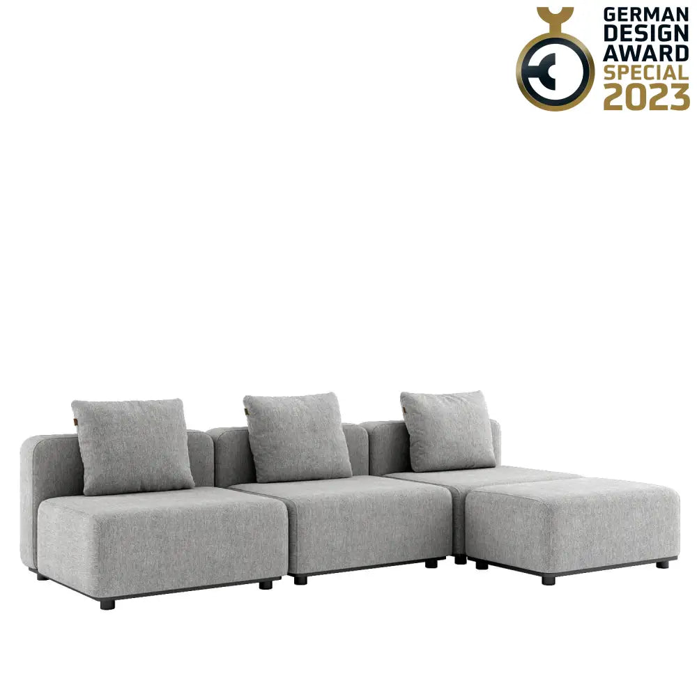 Cobana lounge sofa - without armrest Sand Melange Outdoor lounge sofa