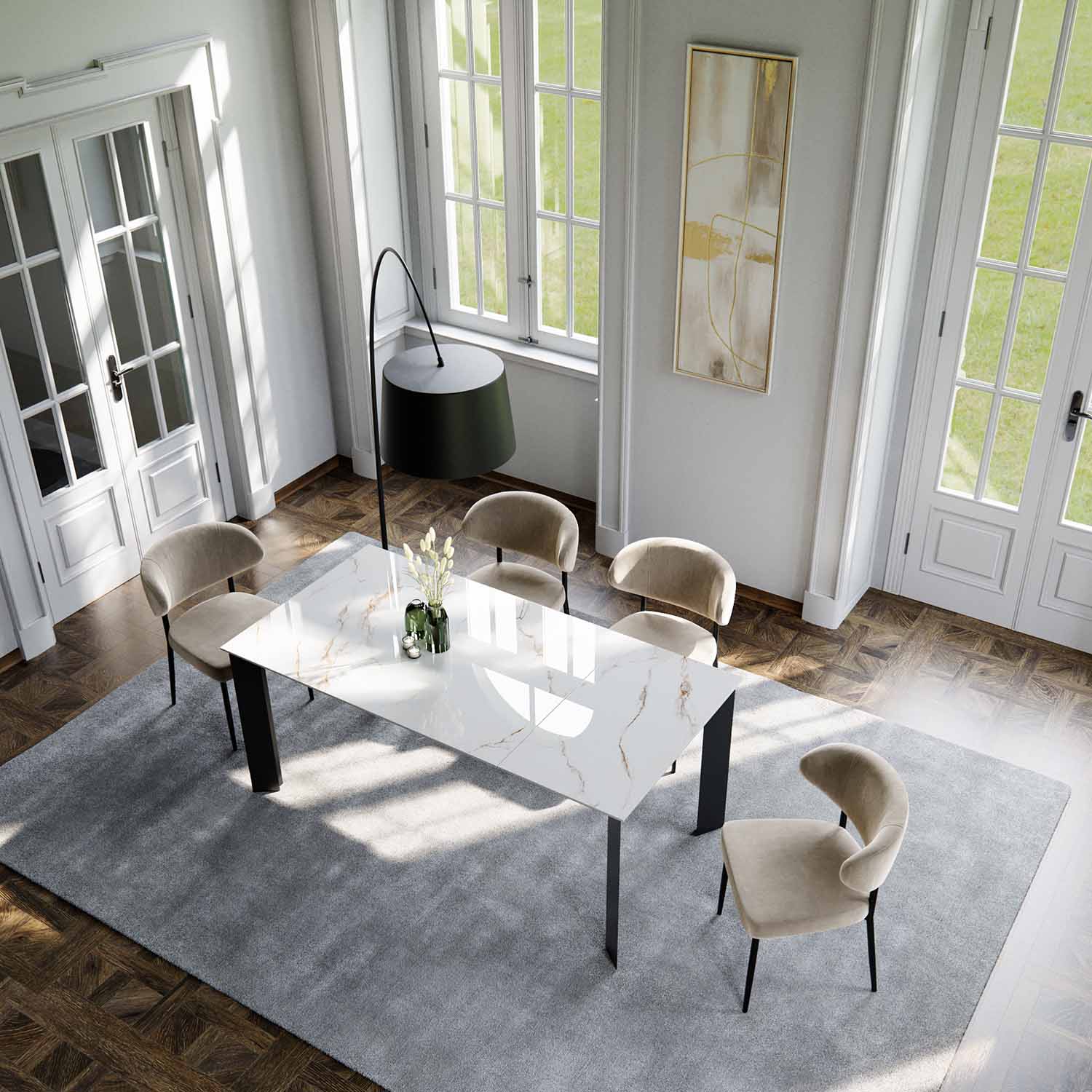 Enezia extension dining table