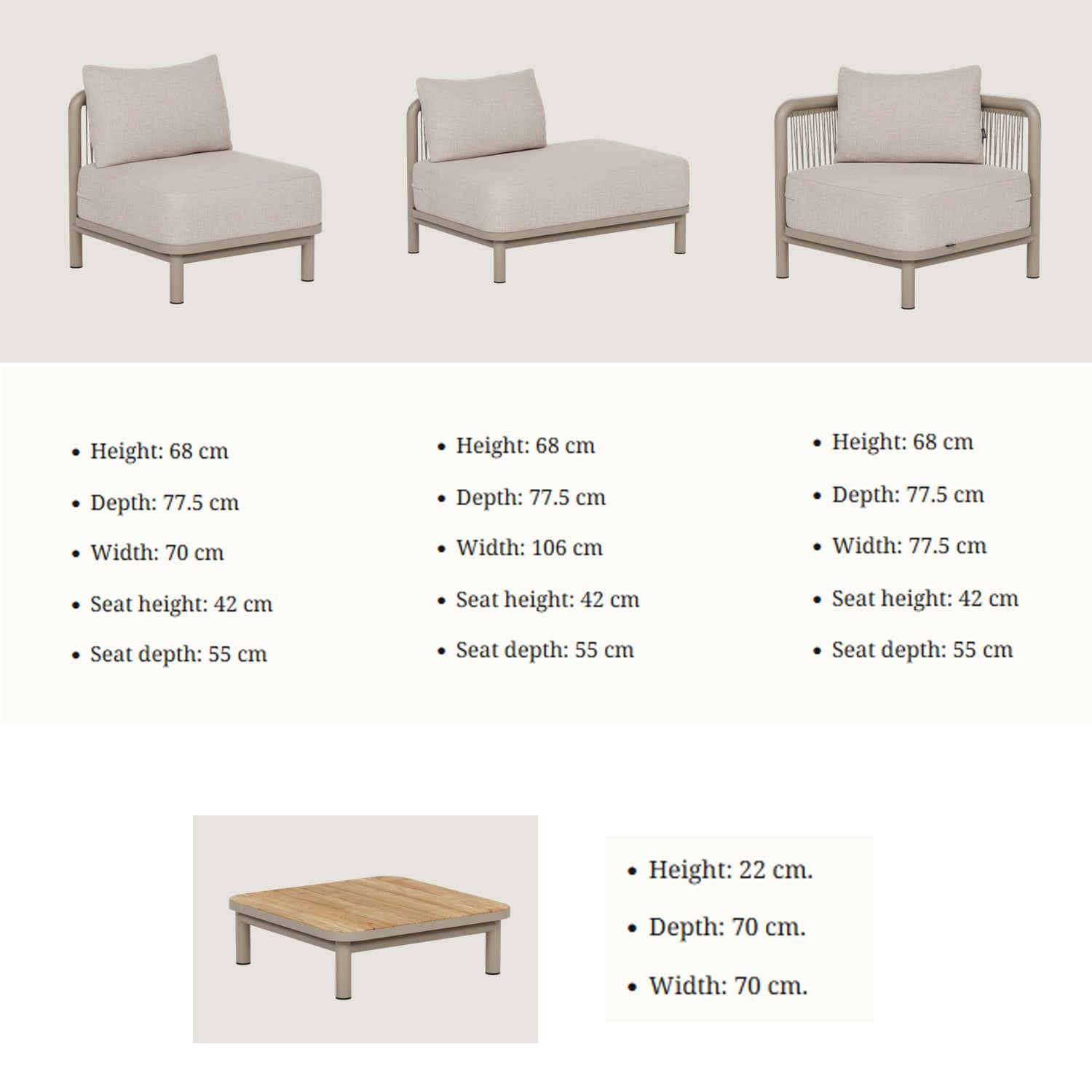 Kirra lounge sofa set - exhibit