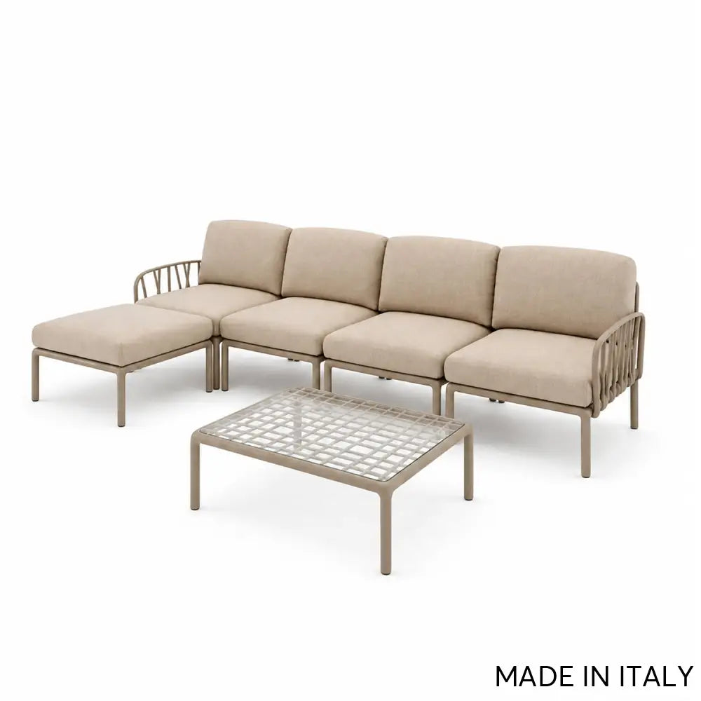 Komodo sofa - exhibit - TORTORA - CANVAS - Outdoor lounge sofa