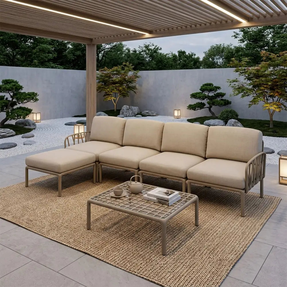 Komodo sofa - exhibit - TORTORA - CANVAS - Outdoor lounge sofa