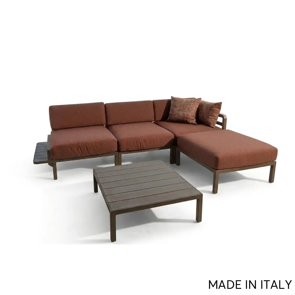 Maximo set - exhibit - Terra cannella - Outdoor lounge sofa