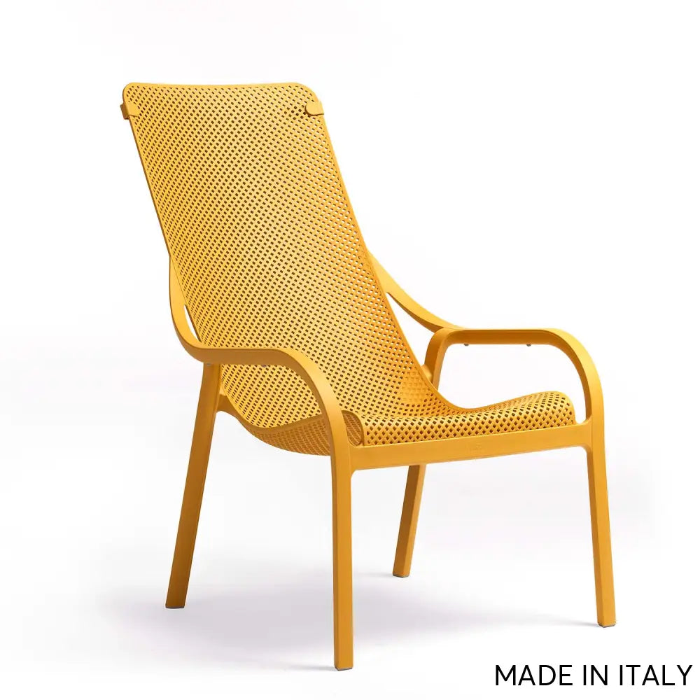 Net lounge chair - Mustard - Outdoor lounge chair