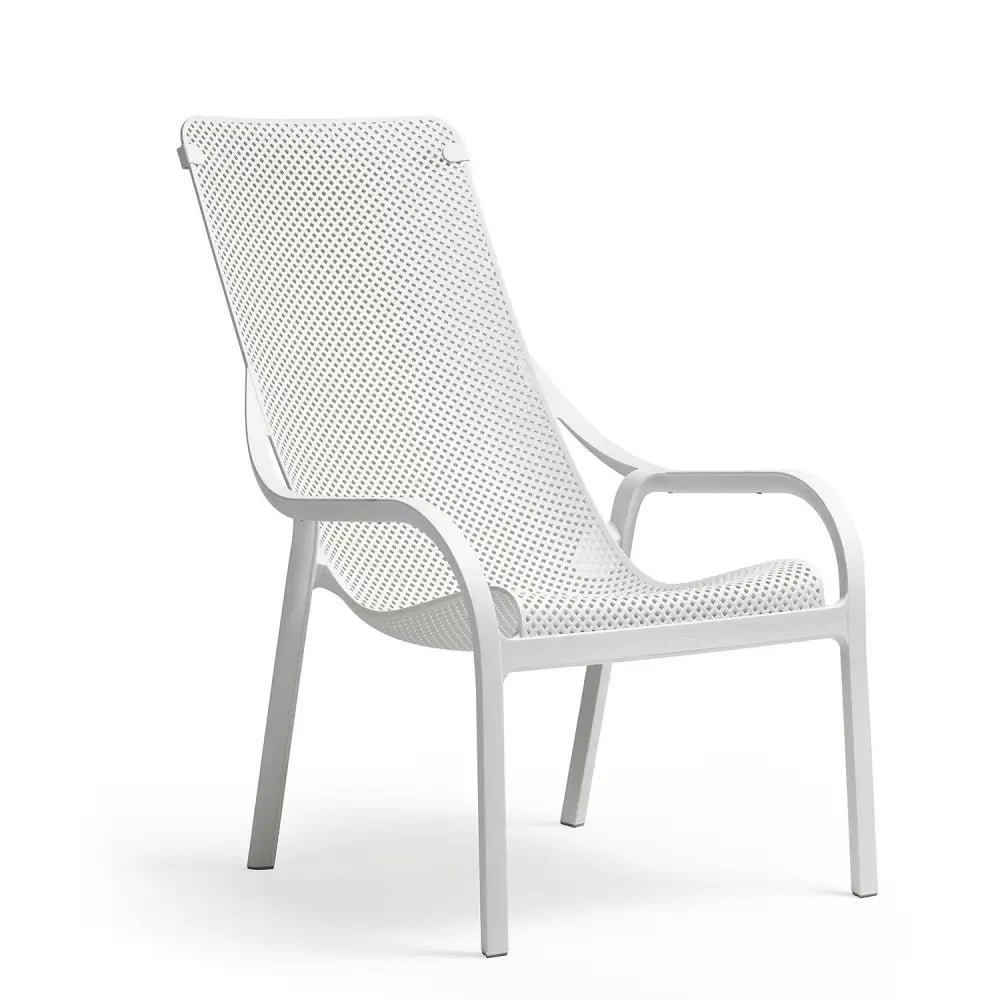 Net lounge chair - White - Outdoor lounge chair