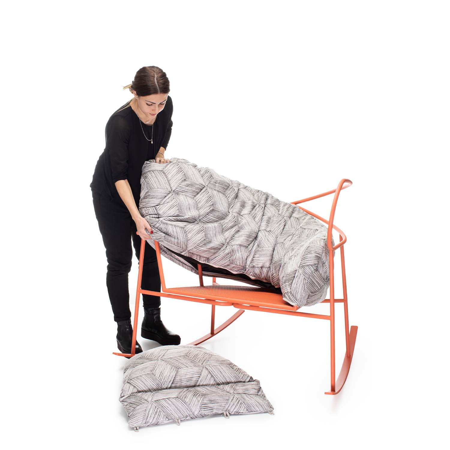Nido rocking armchair