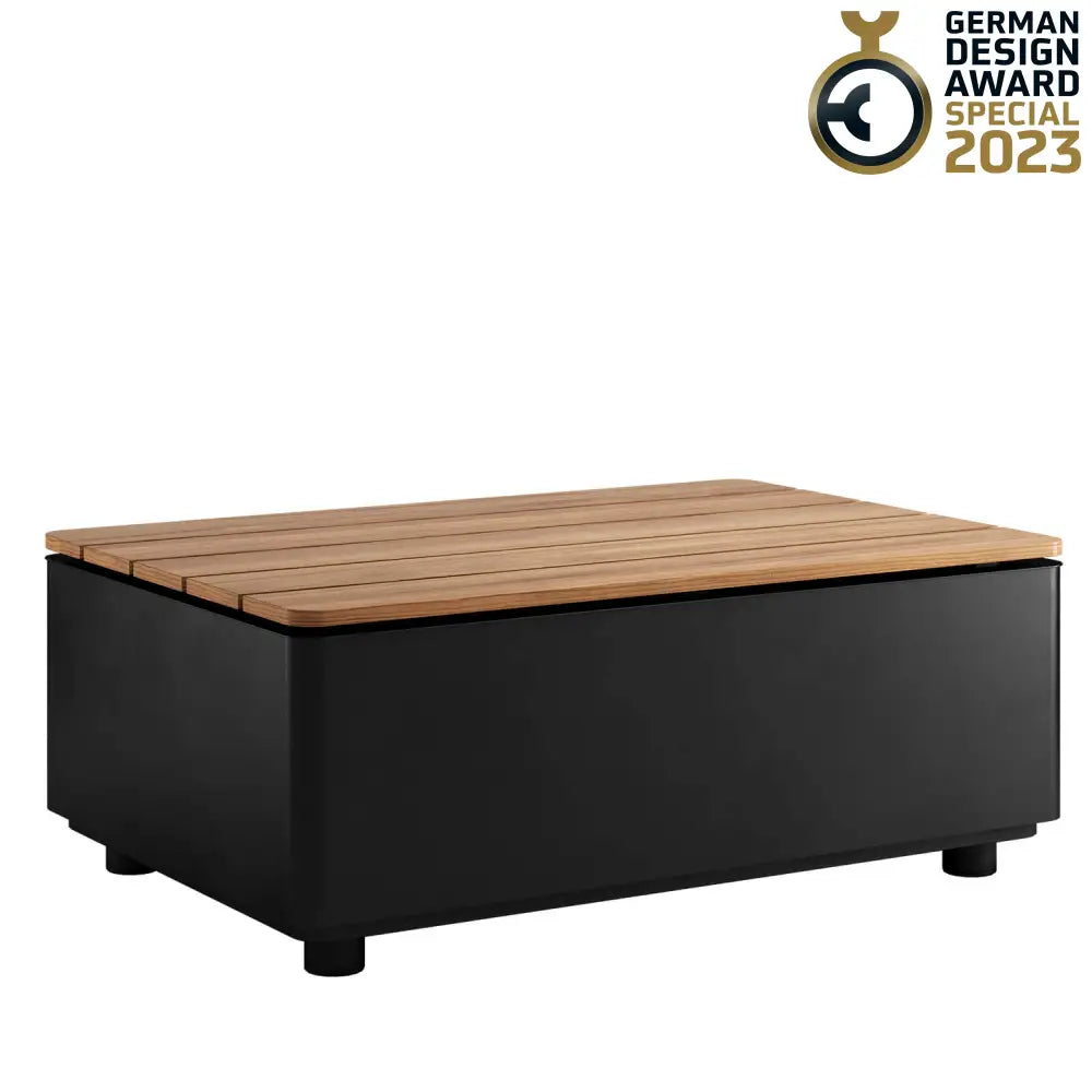 Patio storage table Outdoor coffee table