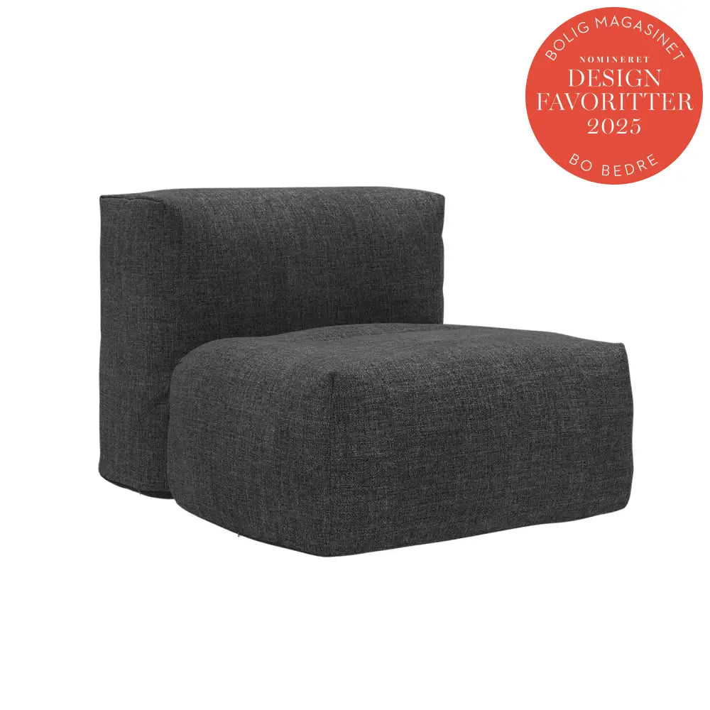 Soft lounge sofa - seat section Kirra Noir Outdoor lounge sofa
