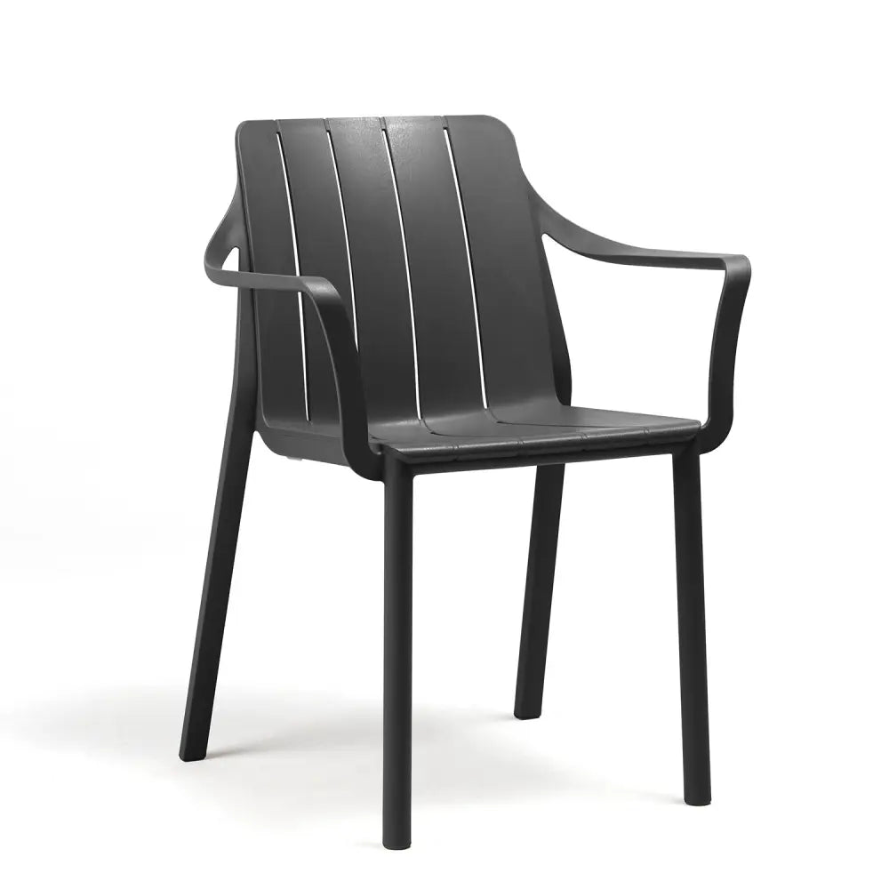 Tiberina armchair - Anthracite - Outdoor dining chair