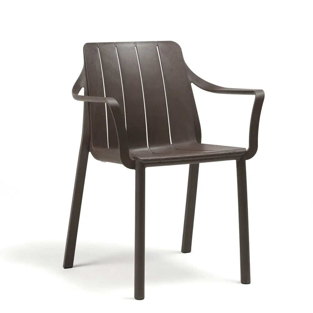 Tiberina armchair - Brown - Outdoor dining chair