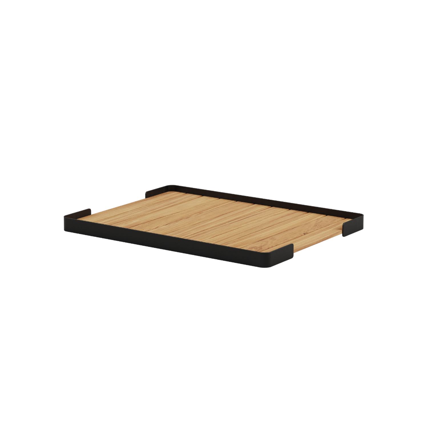 Patio pouf tray