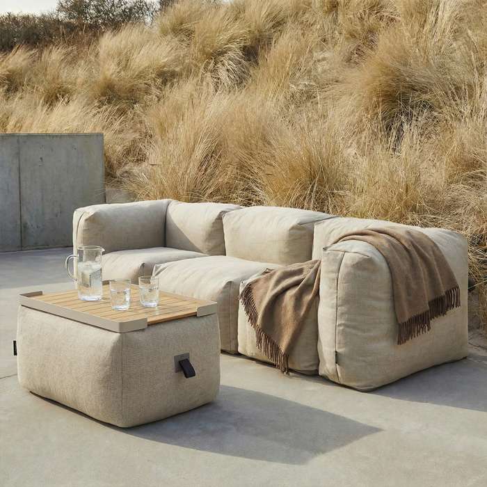 Soft lounge sofa - pouf