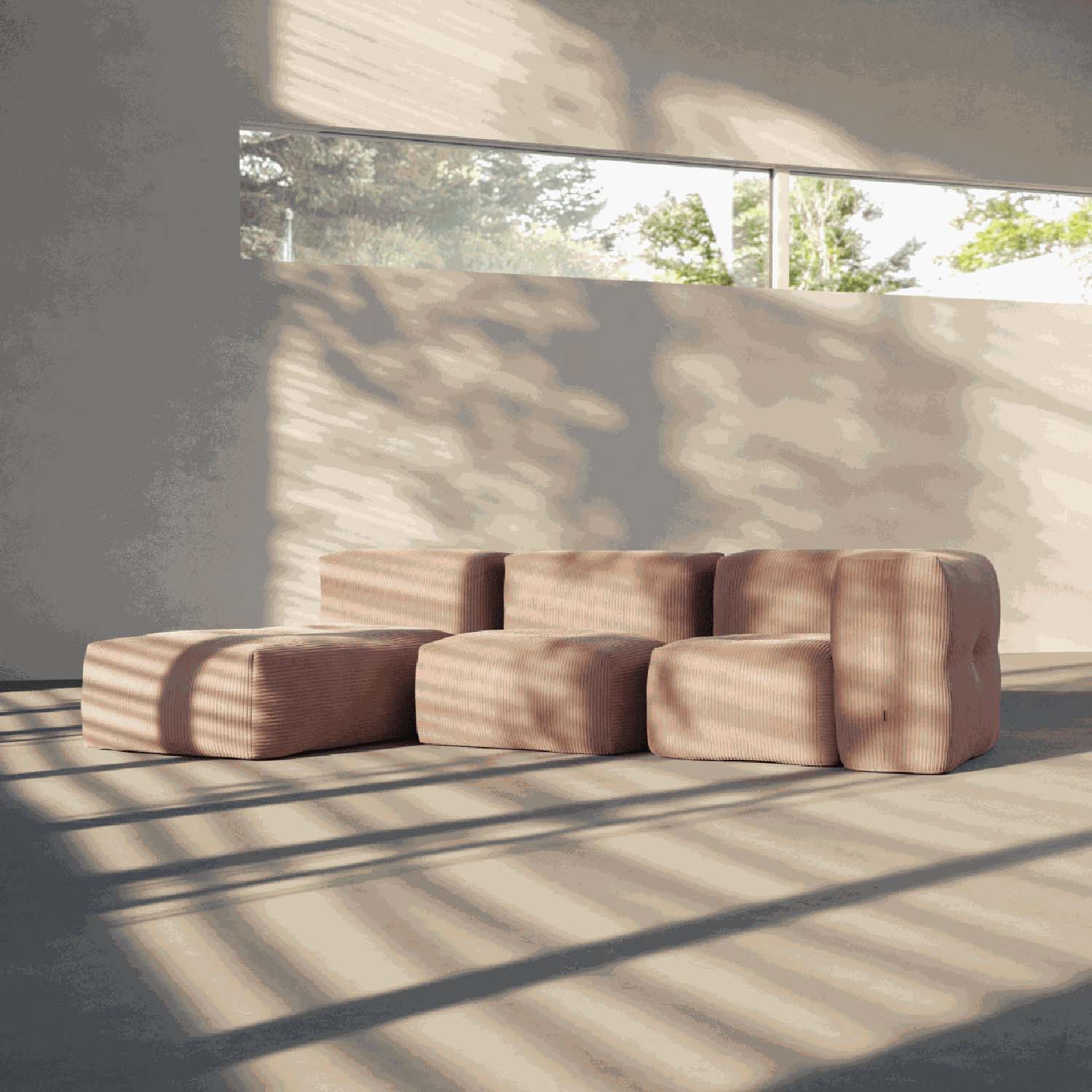 Modularna sedežna garnitura Soft - počivalnik