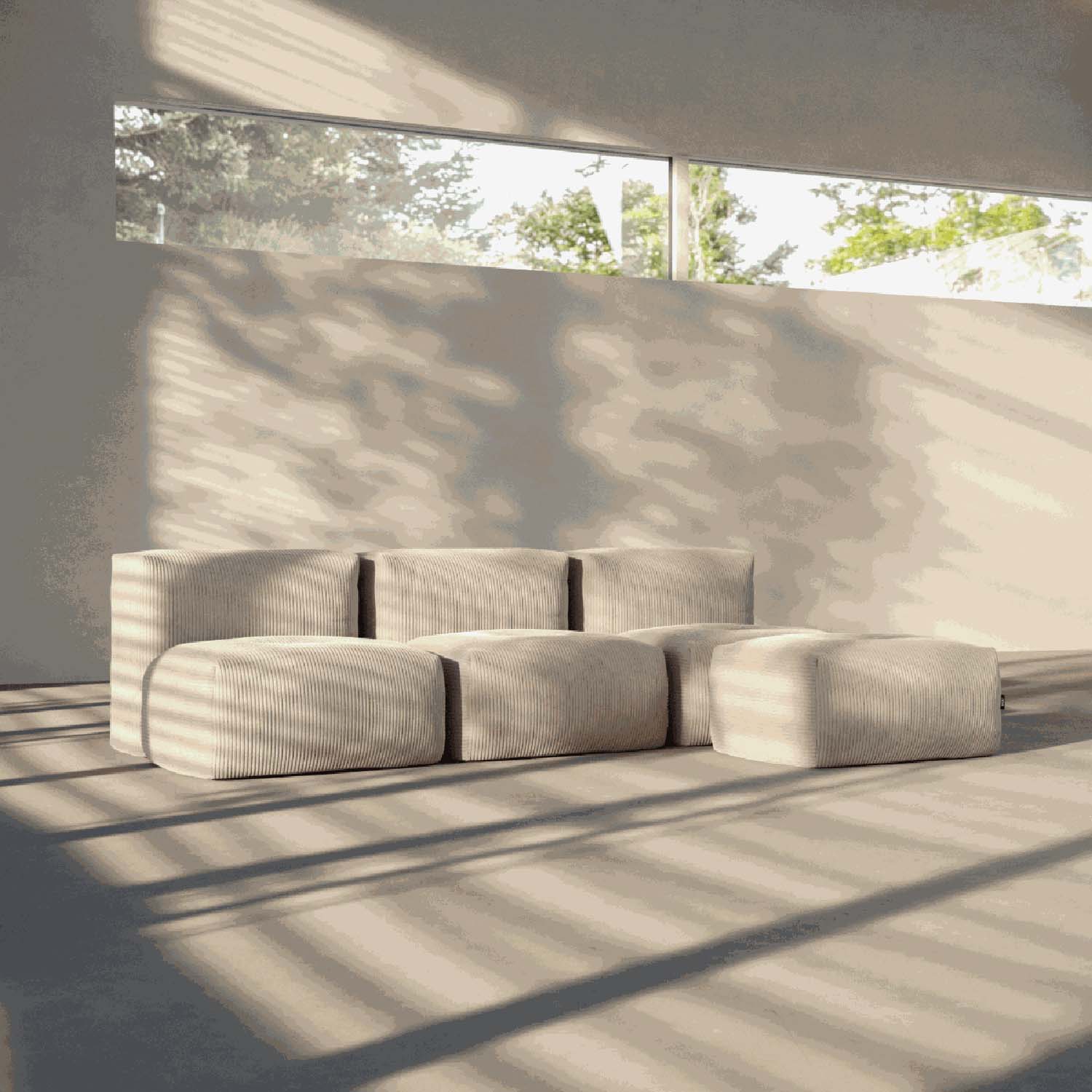 Modularna sedežna garnitura Soft - tabure